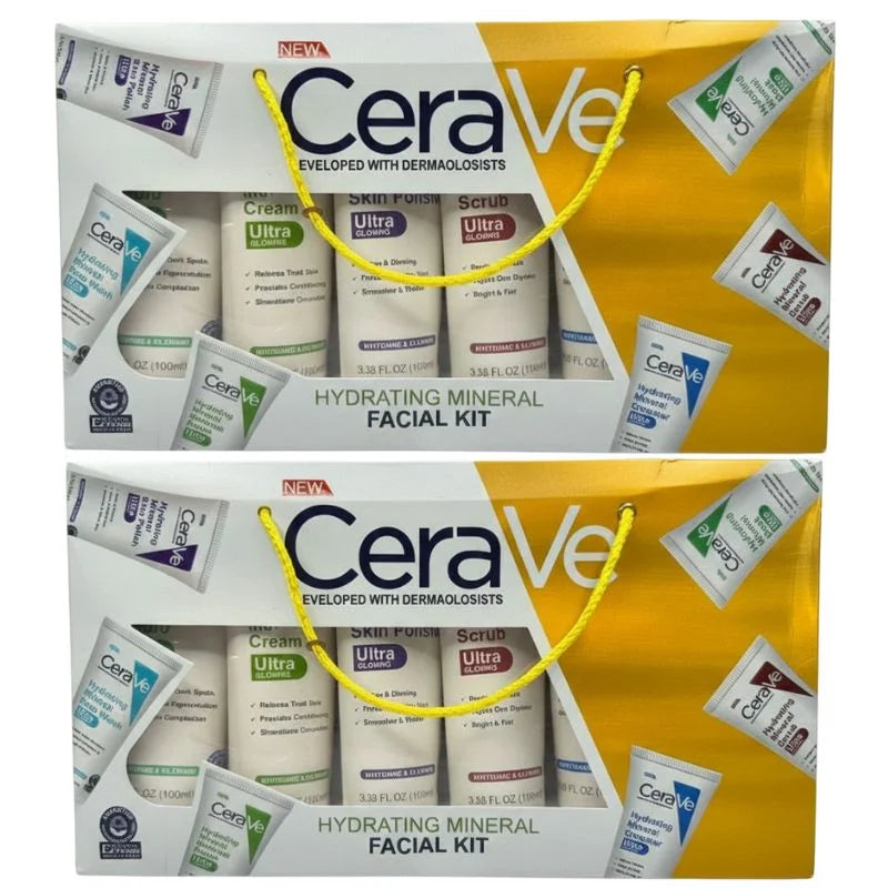 Pack of 6 – CeraVe Hydrating Mineral Facial Kit YMDS