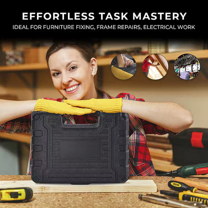 47-Piece Foldable Wireless Electric Screwdriver Kit YMDS
