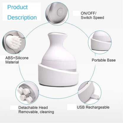 Electric Scalp Massager with 4 Clusters YMDS
