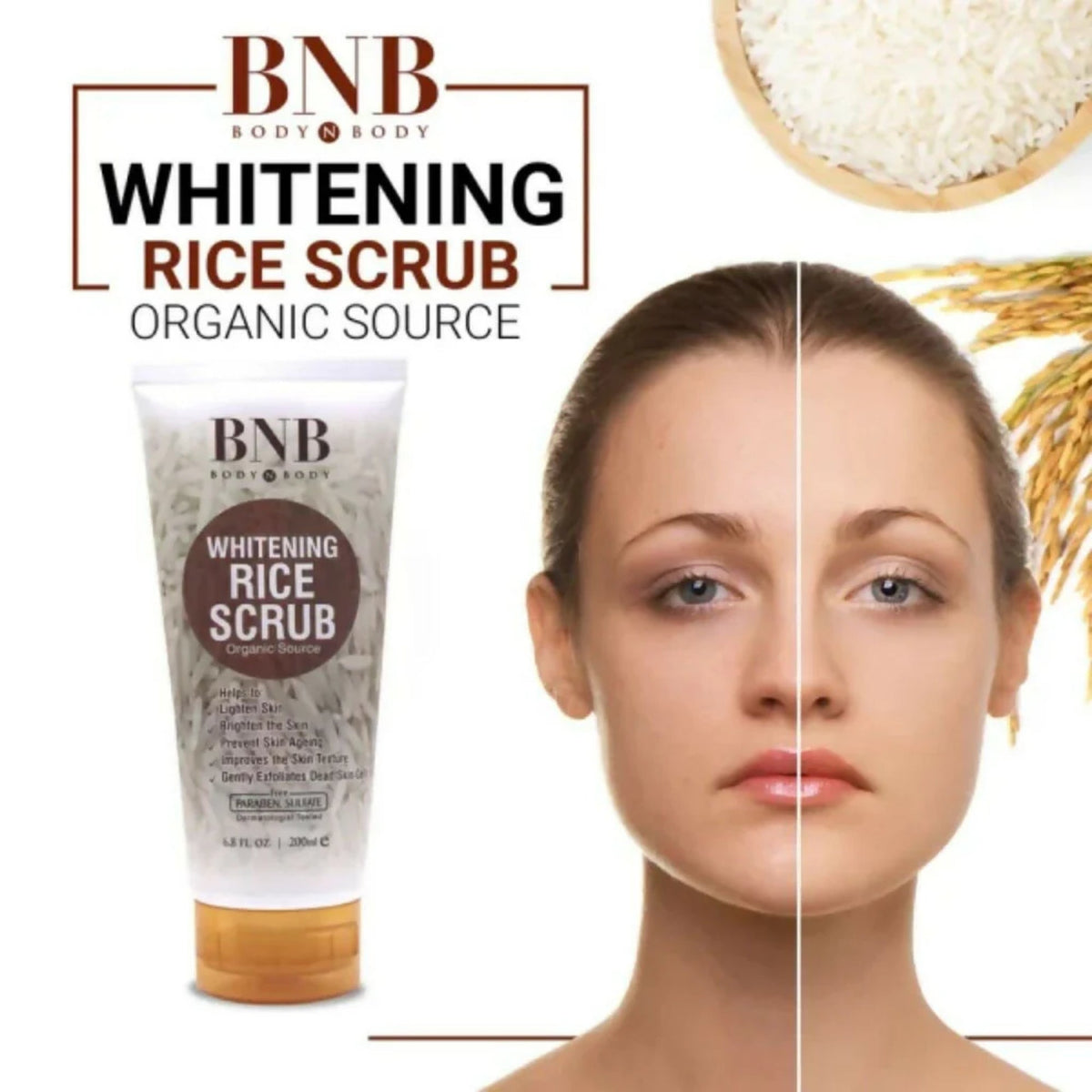 BNB Rice Extract Bright & Glow Facial Kit YMDS