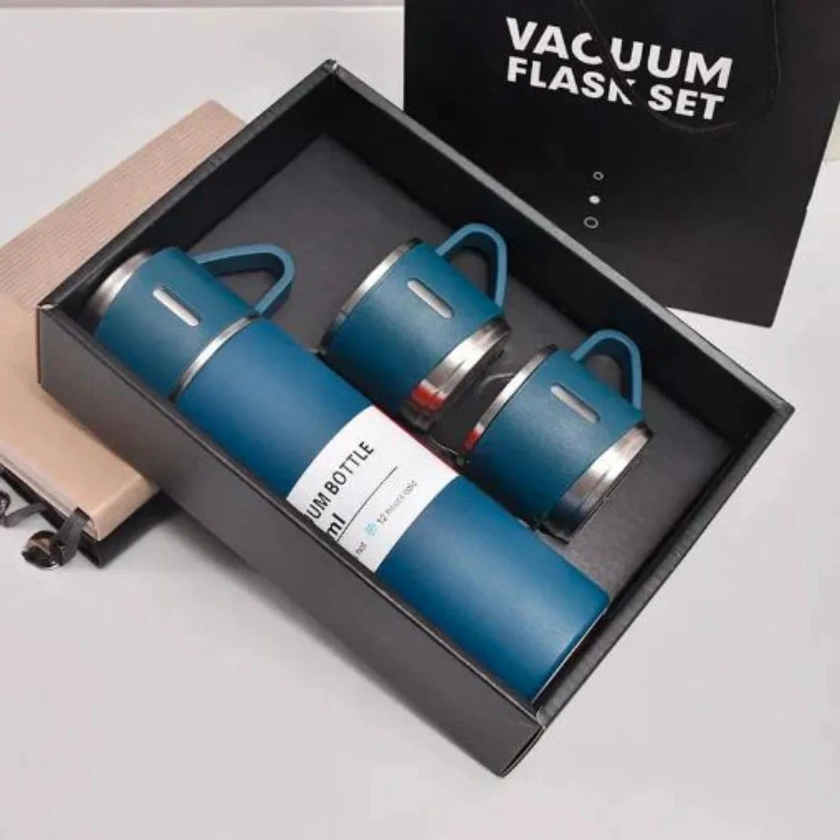 3 Cup 500ML Double-Layer Stainless Steel Vacuum Flask Set YMDS