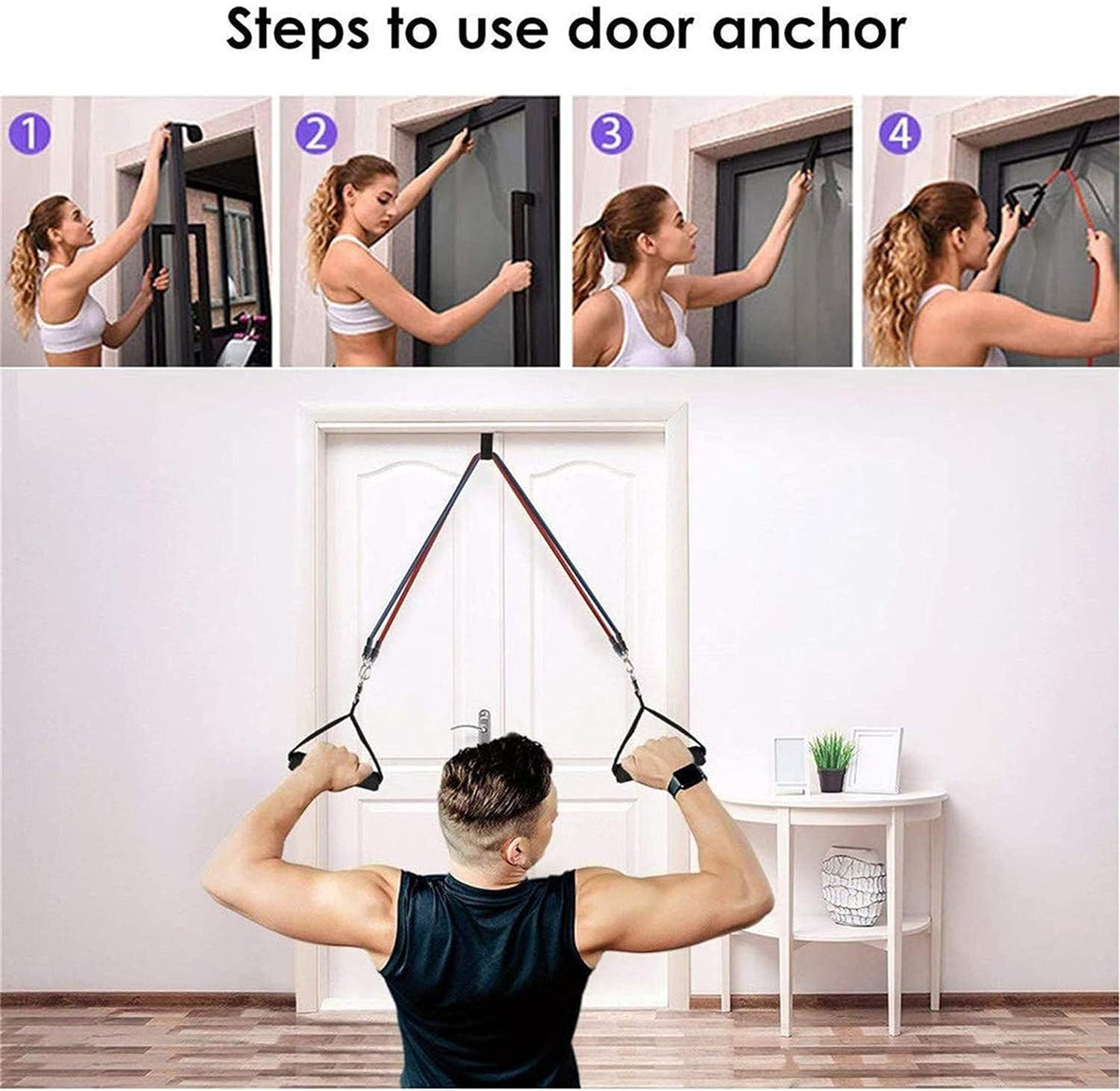 5-in-1 Power Exercise Resistance Band Set YMDS