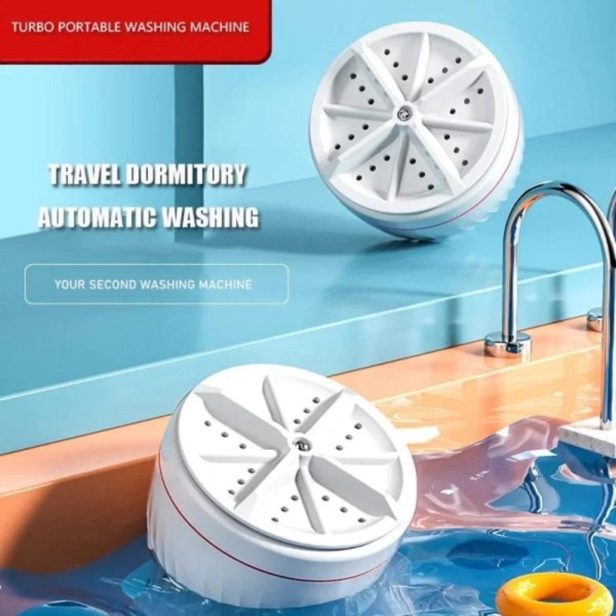 Portable USB Mini Turbo Washer YMDS