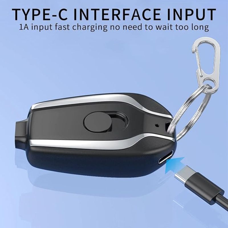 Mini Keychain Power Bank | Ultra-Compact 1500mAh YMDS