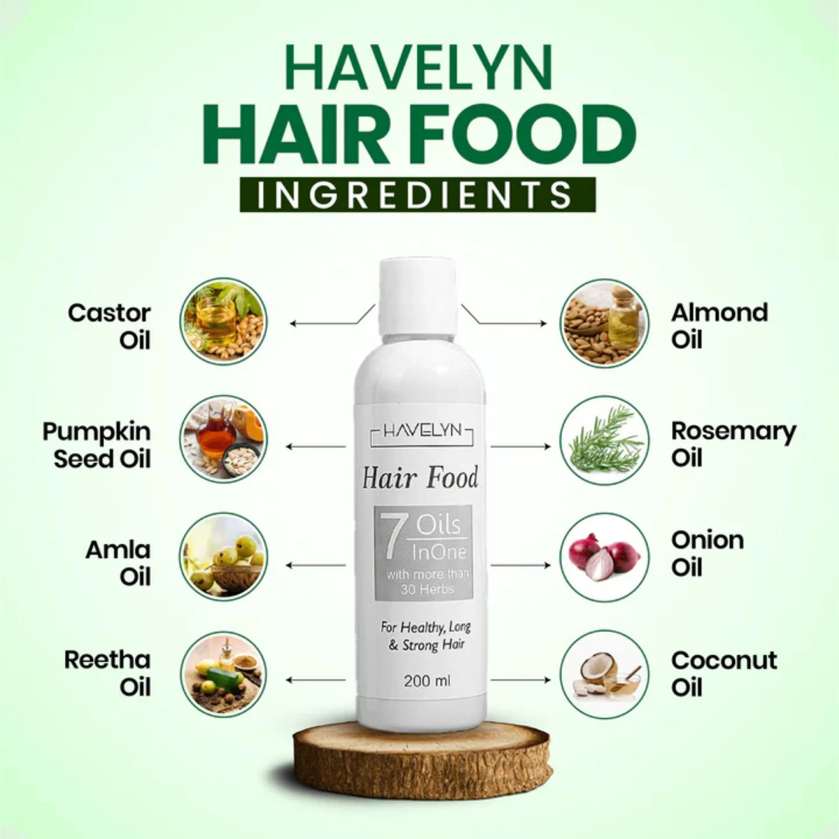 Havelyn Hair Food Oil 200ml YMDS