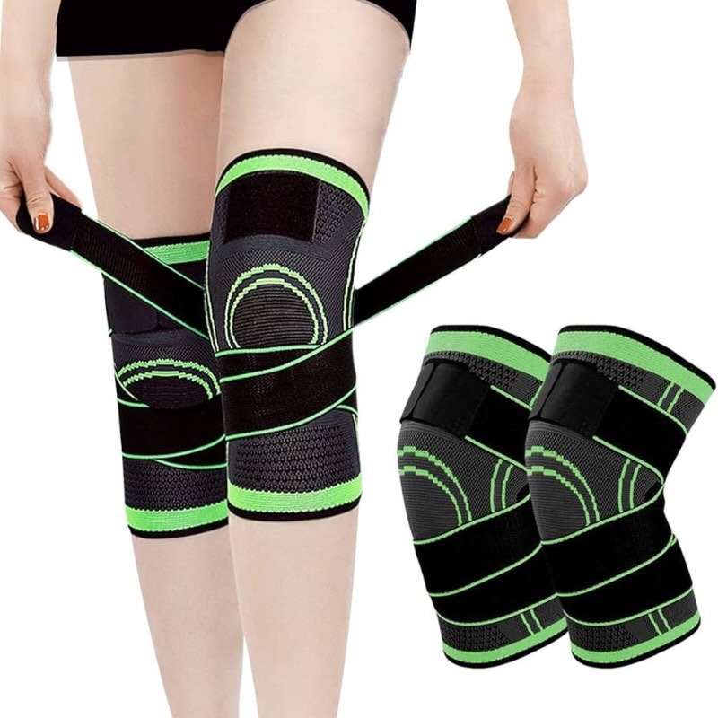 Adjustable 3D Knee Support Band with Patella Gel Pad & Anti-Slip Grip YMDS