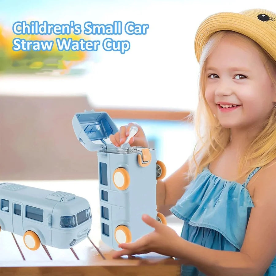 Bus Shape School Water Bottle YMDS