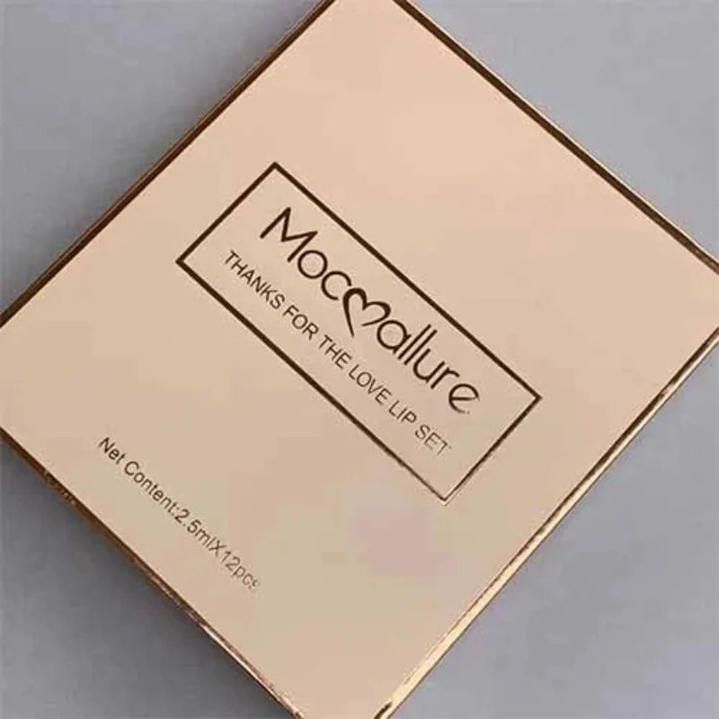 12 Pcs Mocallure Matte Liquid Lipstick Set YMDS