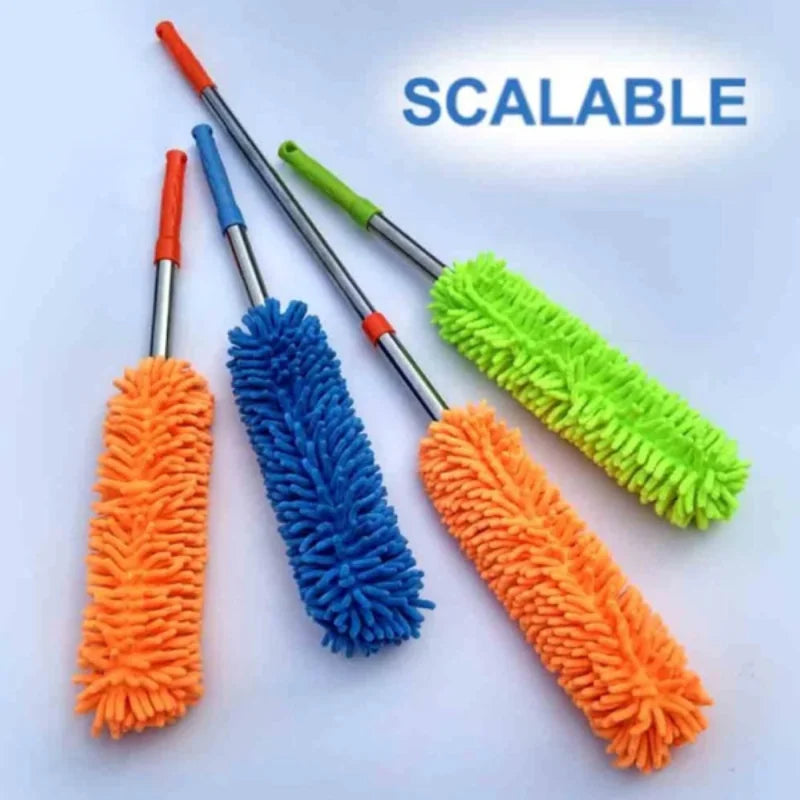 Flexible Micro-Fiber Duster With Telescopic Stainless Steel Handle YMDS