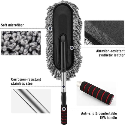 Telescopic Microfiber Car Duster With Long Handle ARDS