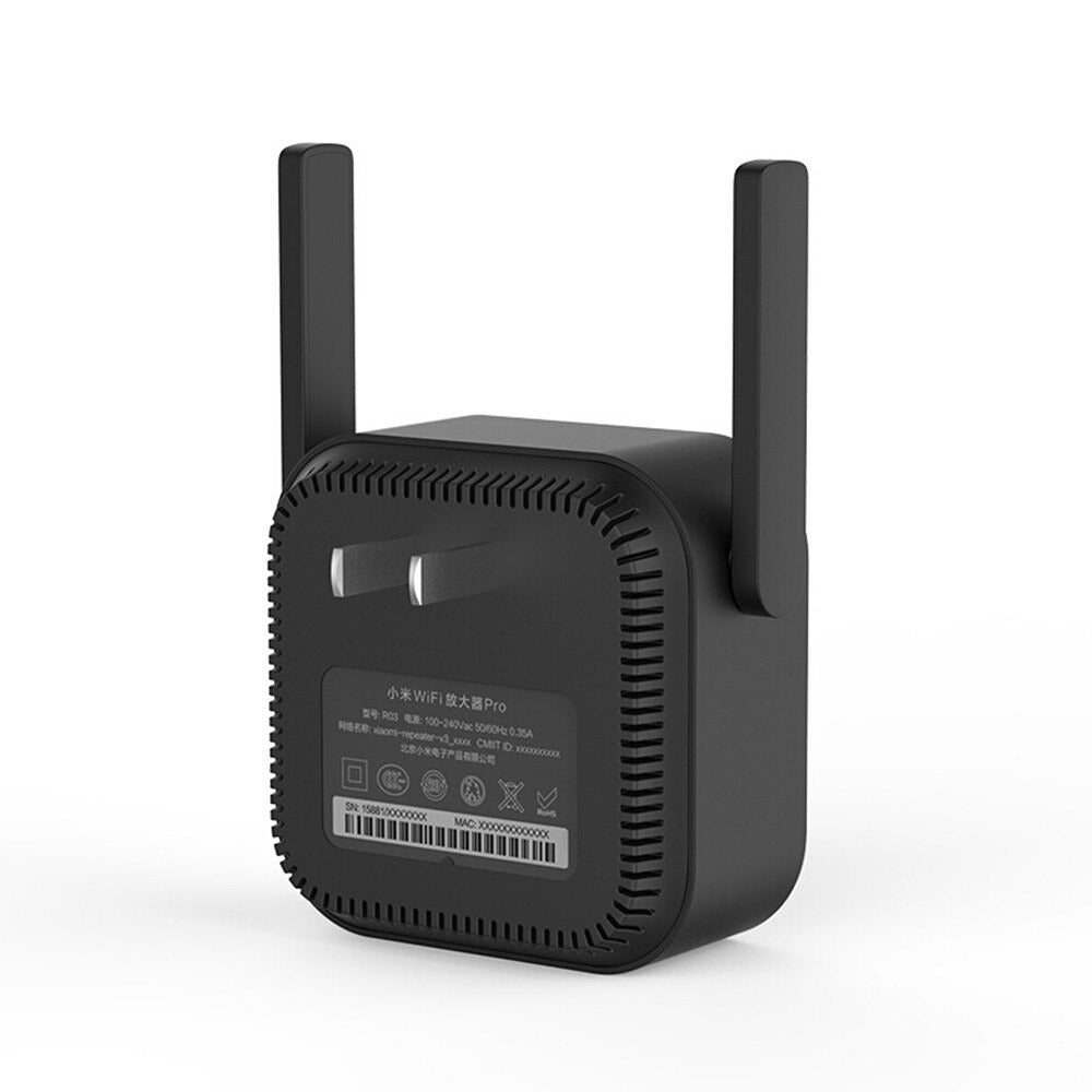 Original Xiaomi Mi Wifi Repeater Pro 300m - Wireless Signal Booster With Dual External Antenna For Expanded Network Coverage HHC