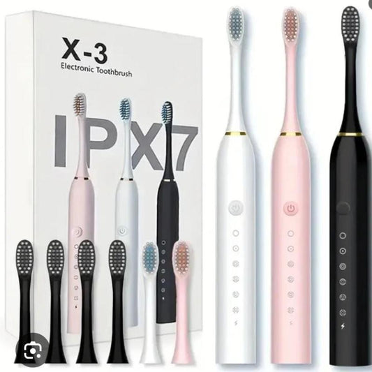 6 Modes Electric Toothbrushes for Adults Kids Smart Timer Rechargeable Whitening Toothbrush IPX7 Waterproof Tooth brush holder ARDS