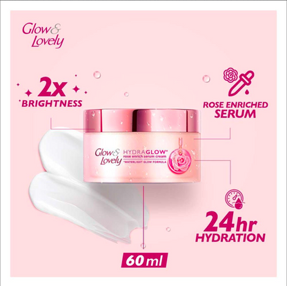 Glow Lovely Hydraglow Rose Enrich Serum Cream ARDS