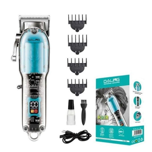 Daling Transparent Visible Body Hair Cutting Machine Cordless Shaver Trimmers Barber ARDS