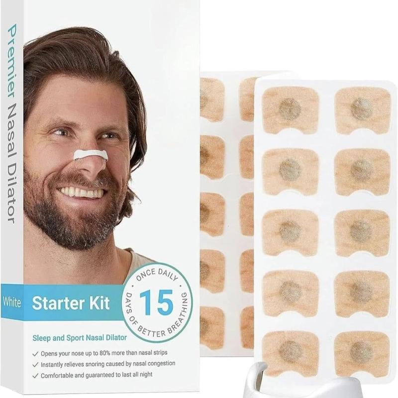 Sleepco Magnetic Nose Strips Sleepco Nasal Dilator Starter Kit Next gen Breathing Nosel Strips Magnetic Nose Clips Rida's Collection