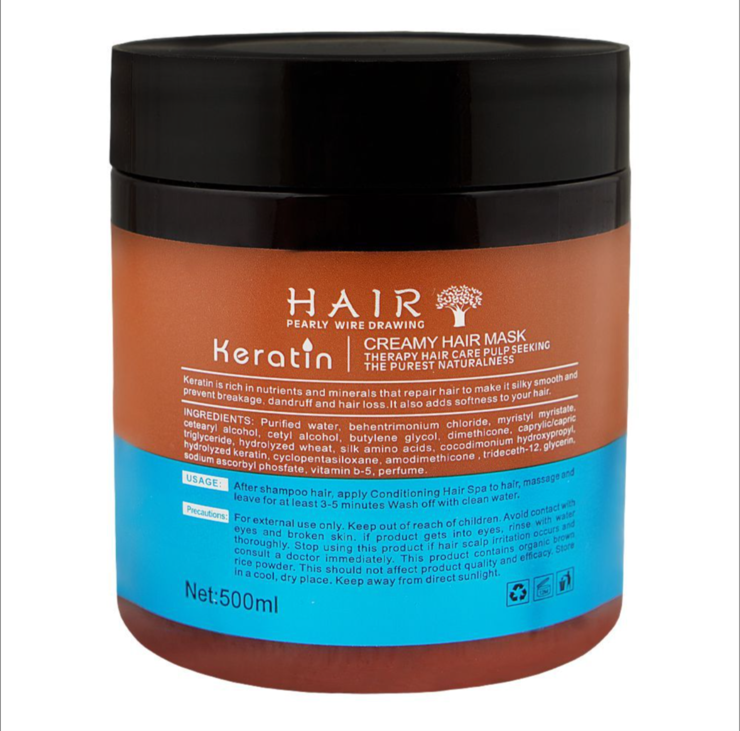 Blue Keratin Creamy Hair Mask 500ml ARDS