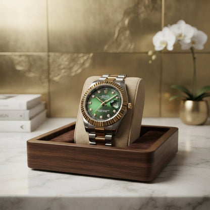 Rolex Oyster Perpetual Datejust - Luxury Watch Designed For Time Display And Daily Timekeeping Routine - Green Dial HHC