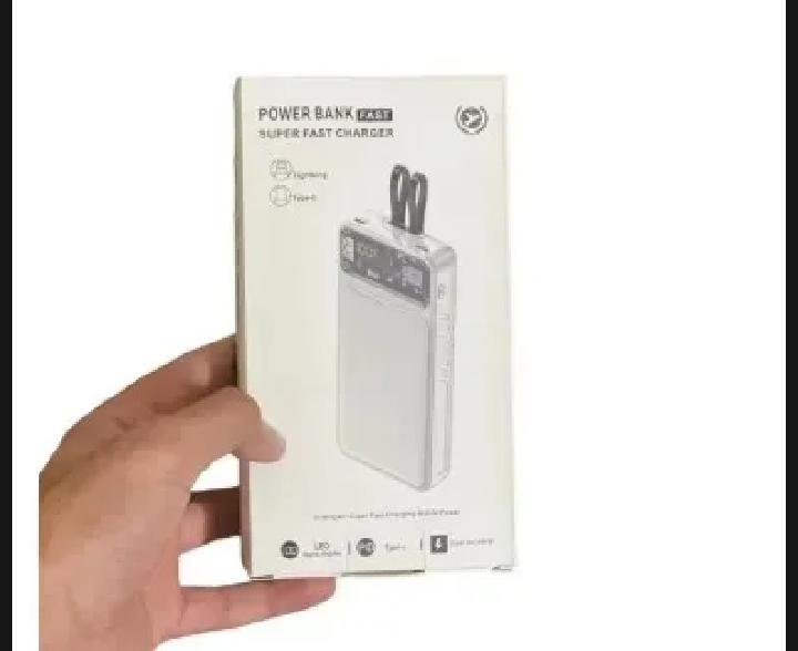66W Fast Charging 20,000mAh Power Bank with Built-in Cables HHC