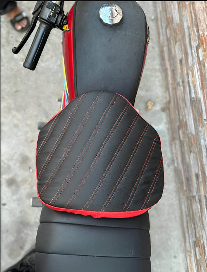 Double Stitch Water Proof Bike Seat Cushion /Motorcycle Seat Cover / Motor Bike Long Route Cushion Long Travel Seat Comfortable (Molty Foam 1inch) HHC