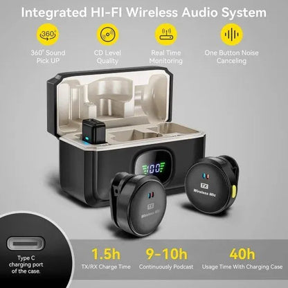 M9 Pro Wireless Microphone / Wireless Microphone Video Recording Microphone For Streaming HHC