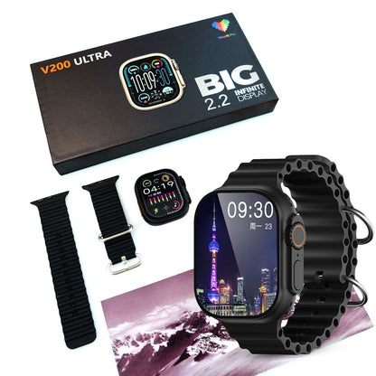 V200 Ultra Smart Watch with 2.2-Inch HD Large Display | Stylish Smartwatch for Men & Women HHC
