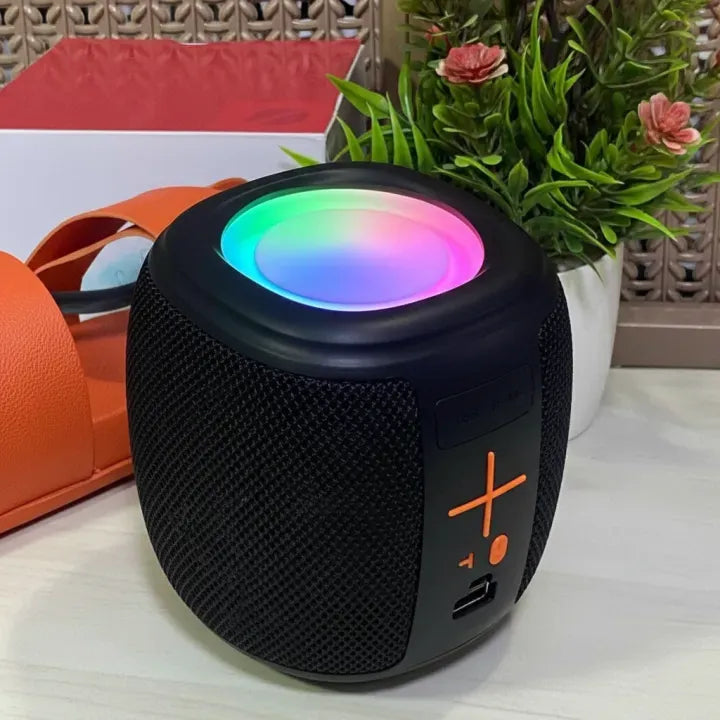 KBroad Waterproof Portable Bluetooth Speaker with RGB LED Lights – IPX6 Bass Boost Speaker for Outdoor, Party & Beach Use Rida's Collection