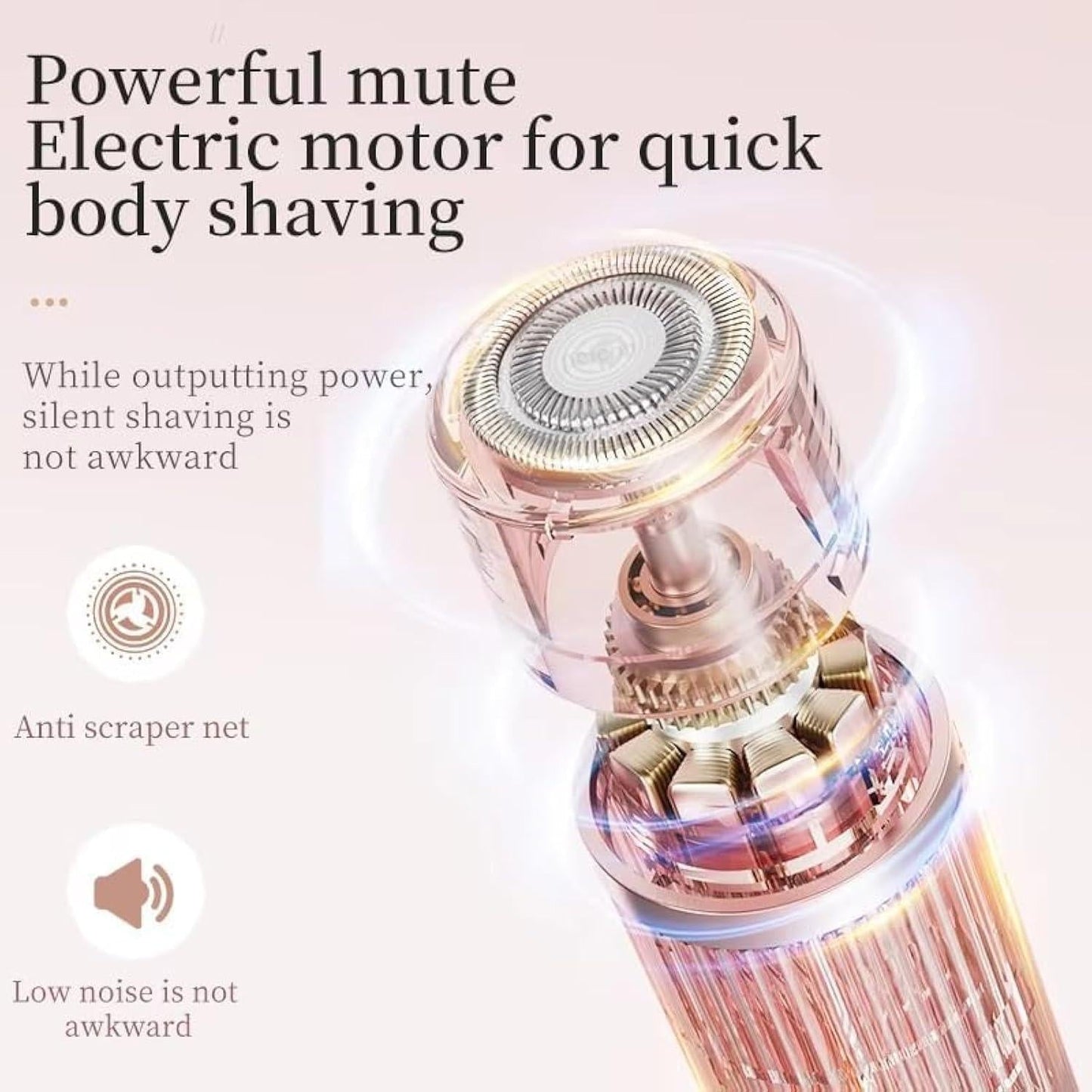 2 in 1 Dual Head Shaver Women Electric Bikini Trimmer Wet&Dry Use Hair Removal ARDS