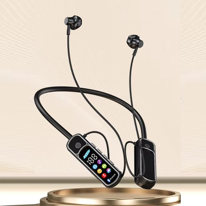Bluetooth 5.4 Wireless Neckband Earphones with Voice Changer, ENC Noise Cancellation, LED Display, HiFi Deep Bass & 10 Hours Playtime HHC