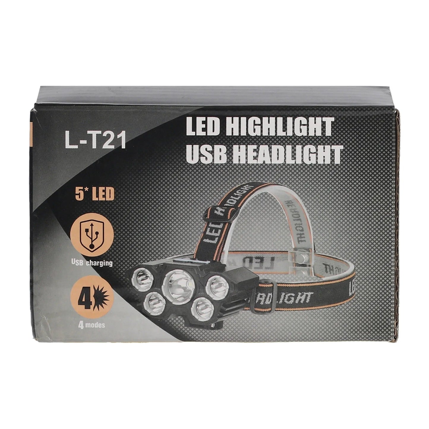 L-T21 LED Highlight USB Headlight - Lighting Product Designed For Illumination And Daily Lighting Routine HHC