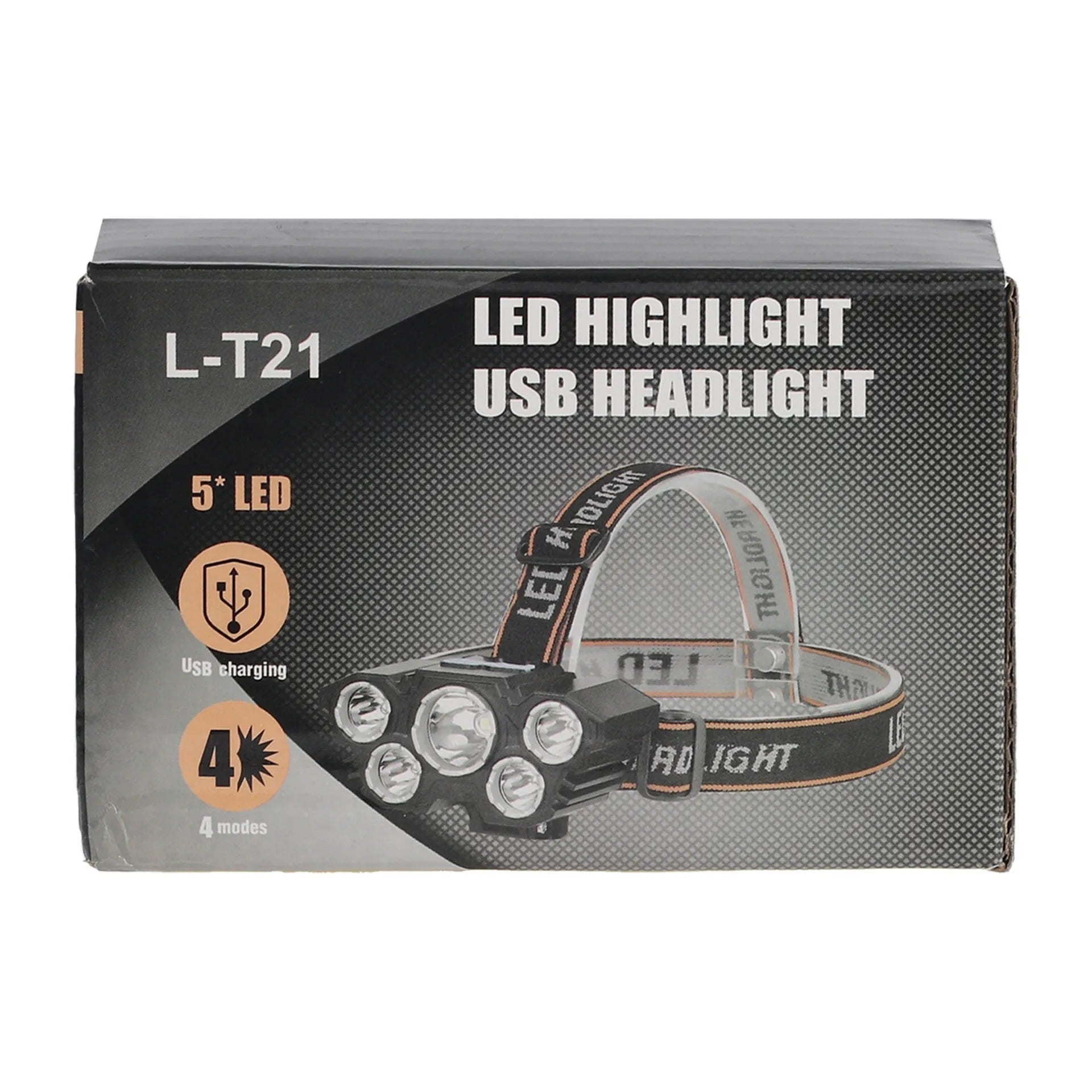 L-T21 LED Highlight USB Headlight - Lighting Product Designed For Illumination And Daily Lighting Routine HHC