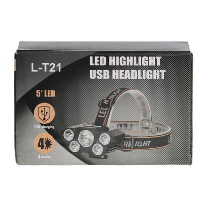 L-T21 LED Highlight USB Headlight - Lighting Product Designed For Illumination And Daily Lighting Routine HHC