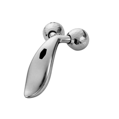 3d Manual Face Massager For Women Facial Massager and Face Roller For Glowing Skin Self Care Product Body Massage Tool Silver