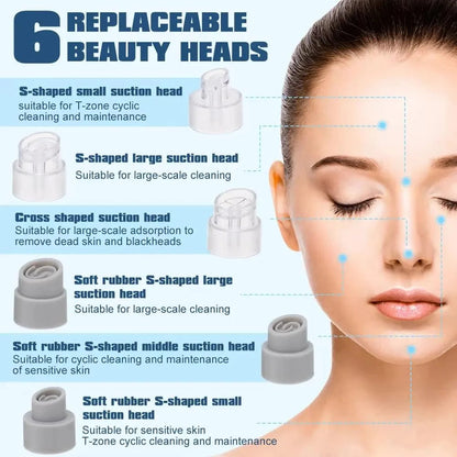 Water Cycle Blackhead Pore Cleanser 3 Adjustable Suction 6 Modes ARDS