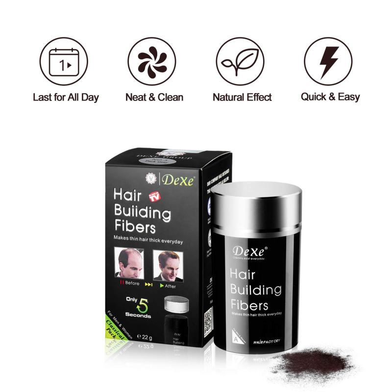 Dexe Hair Building Fibers Black caboki ARDS
