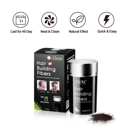Dexe Hair Building Fibers Black caboki ARDS