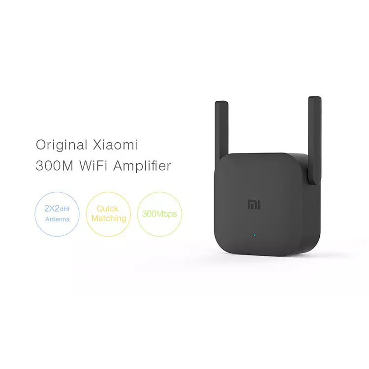 Original Xiaomi Mi Wifi Repeater Pro 300m - Wireless Signal Booster With Dual External Antenna For Expanded Network Coverage HHC