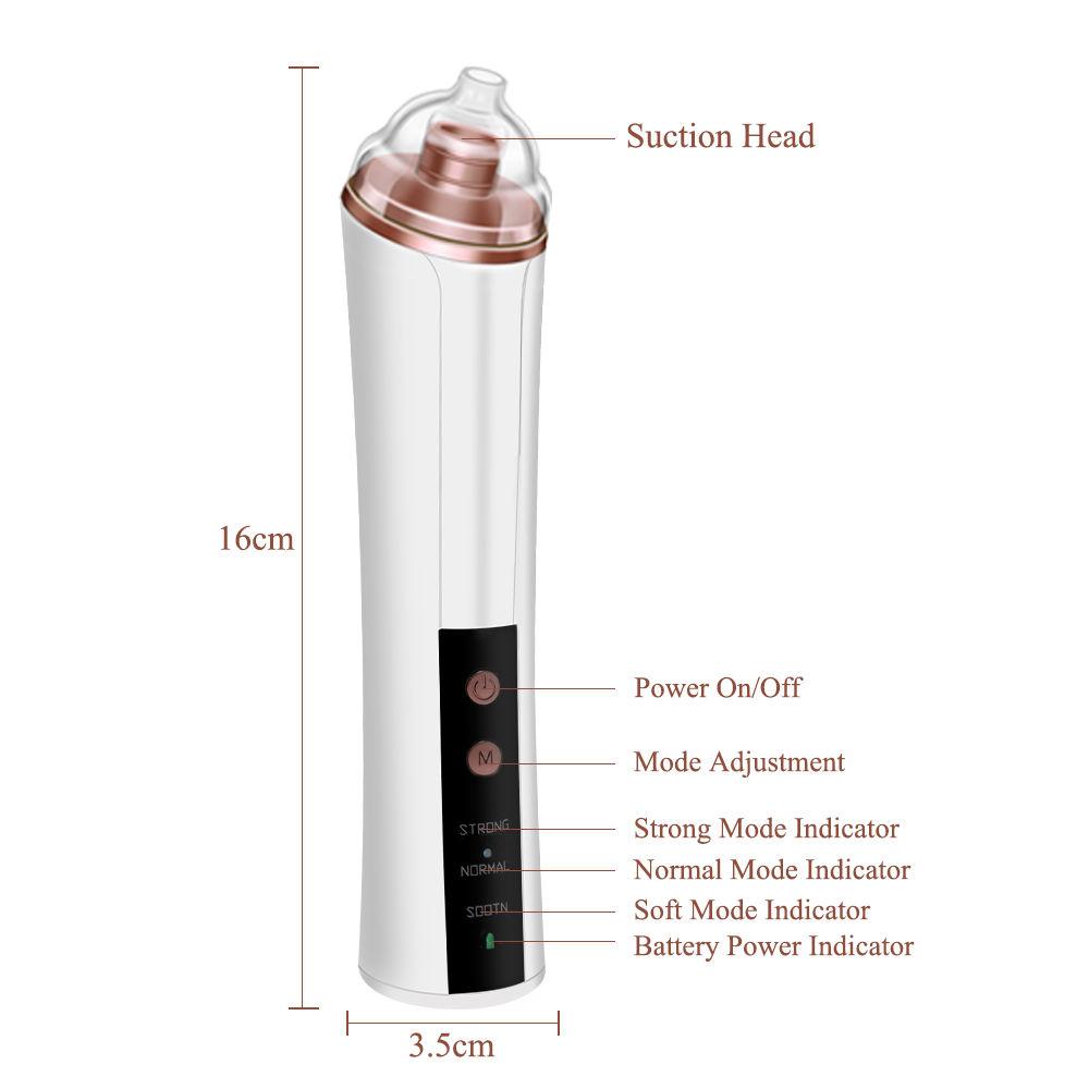 Slim Blackhead Rechargeable Suction Device Kit Pore Cleaner Rida's Collection
