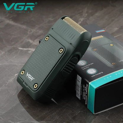 VGR Voyager V-353 Professional Men's Shaver – Portable Dual Foil Shaver with Pop-Up Trimmer Rida's Collection