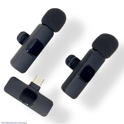 K9 Dual Wireless Microphone ORIGINAL Plug & Play FOR Type-C & IOS HHC