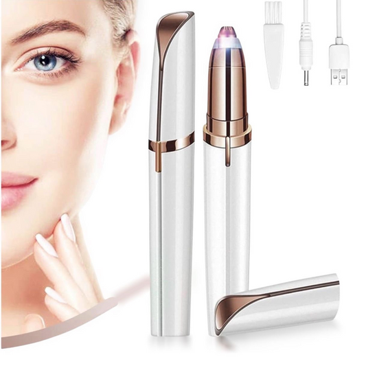 Eyebrow Trimmer White Color Flawless Rechargeble ARDS