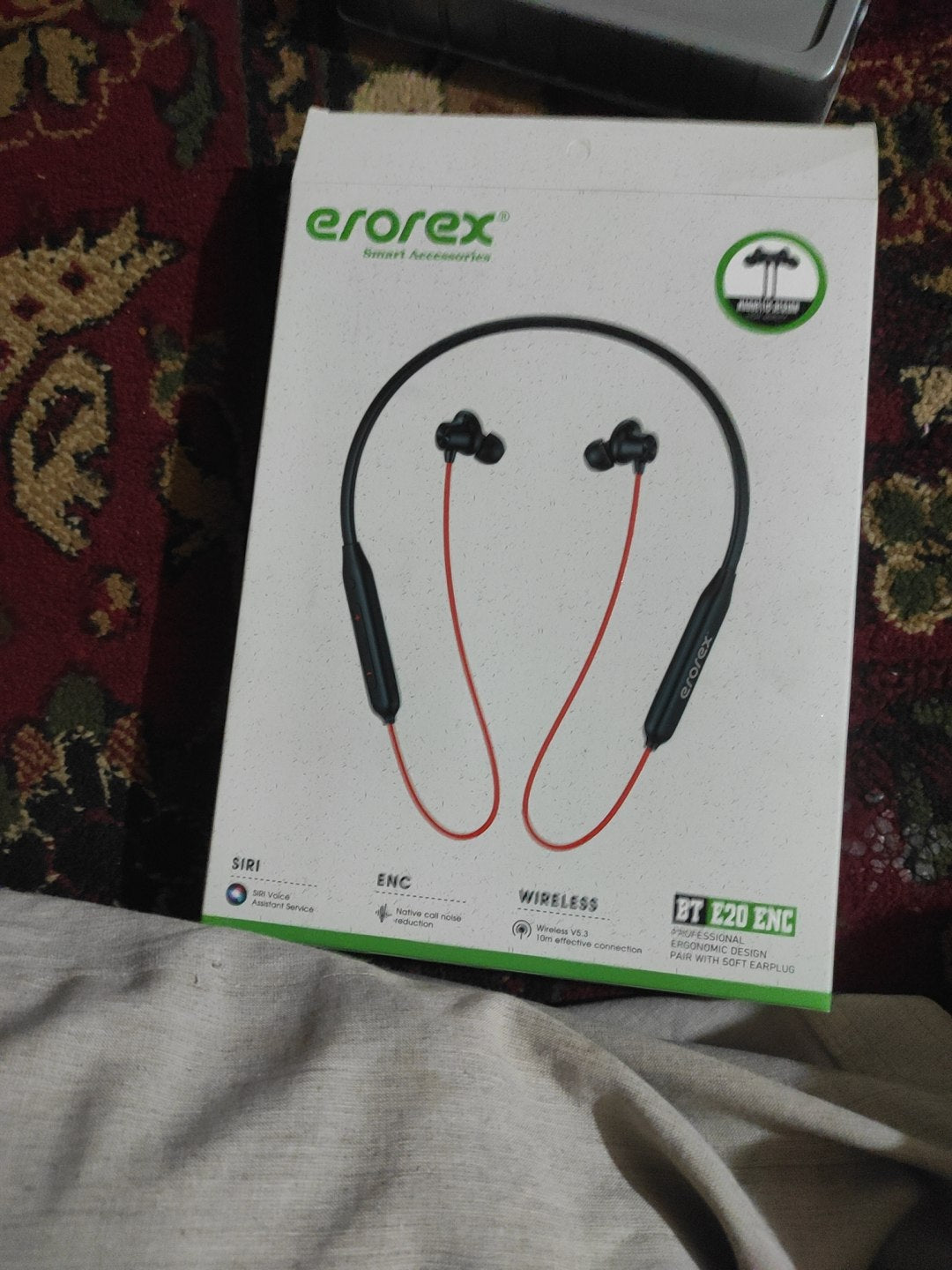 BT-E20 ENC Wireless Bluetooth 5.3 Neckband Music Call Player HHC