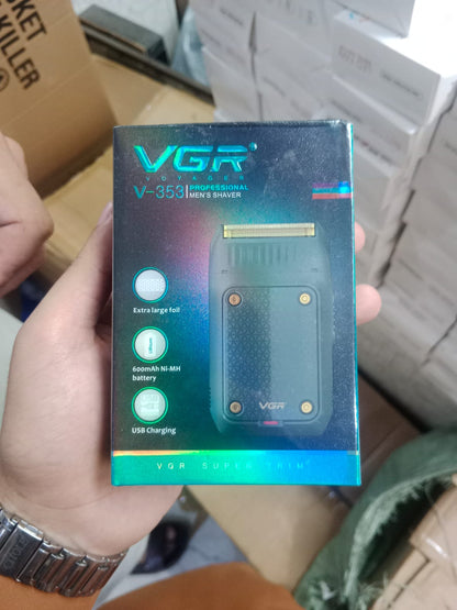 VGR Voyager V-353 Professional Men's Shaver – Portable Dual Foil Shaver with Pop-Up Trimmer Rida's Collection