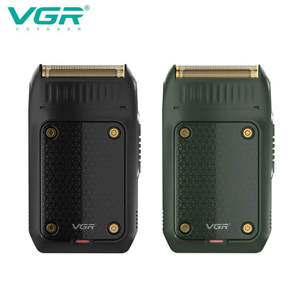 VGR Voyager V-353 Professional Men's Shaver – Portable Dual Foil Shaver with Pop-Up Trimmer Rida's Collection