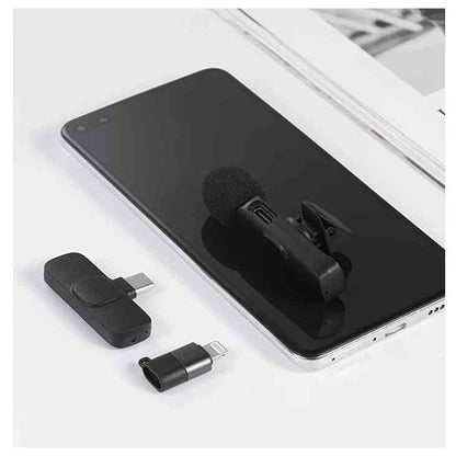 K9 Dual Wireless Microphone ORIGINAL Plug & Play FOR Type-C & IOS HHC