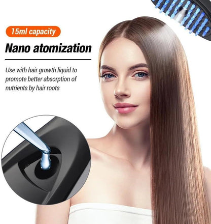 Steam Hair Comb 3D Massager for Head Ultrasonic Vibration Atomization Electric Massage Steam Hair Brush ARDS