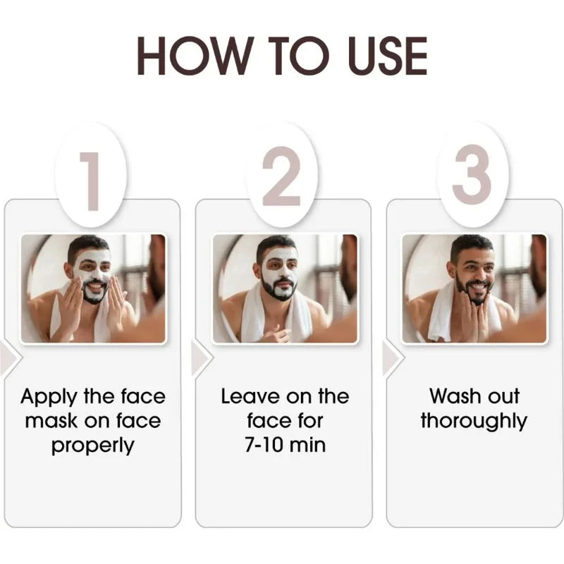 NICONI Men Enzyme De-Tan Pack for Face &amp; Body