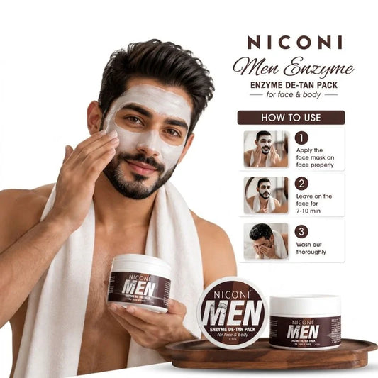 NICONI Men Enzyme De-Tan Pack