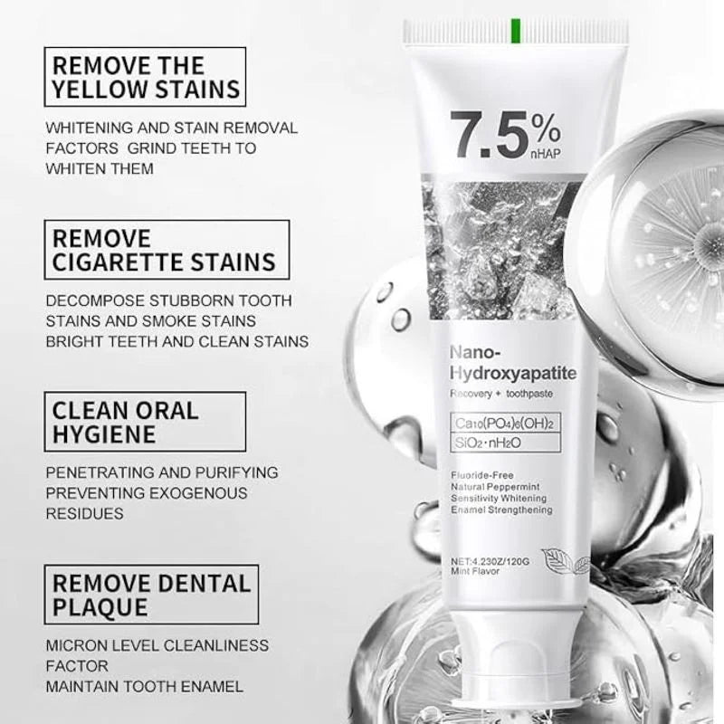 7.5% Nano-Hydroxyapatite Toothpaste