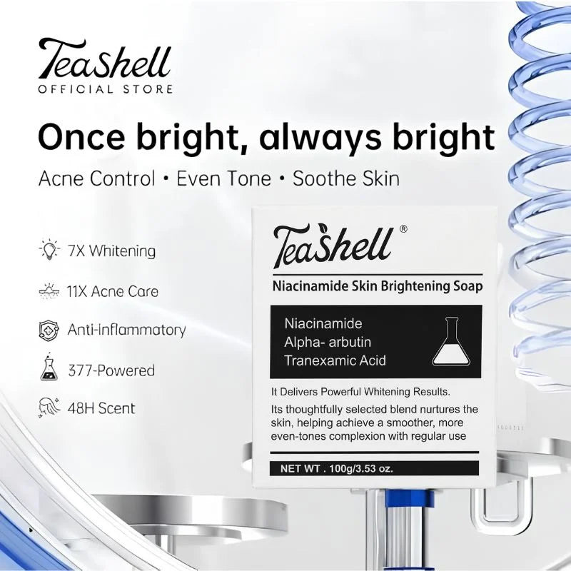 TeaShell Niacinamide Skin Brightening Soap