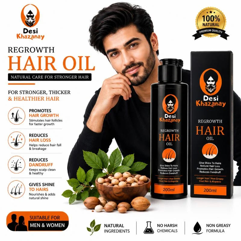 Desi Khazanay Regrowth Hair Oil